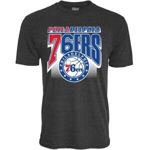 Blue 84 Nba Unisex-Adult Nba  Tri-Blend T-Shirt Starters Black